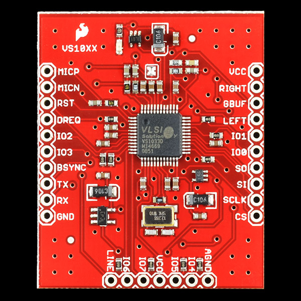 SparkFun MP3 Breakout - VS1033D