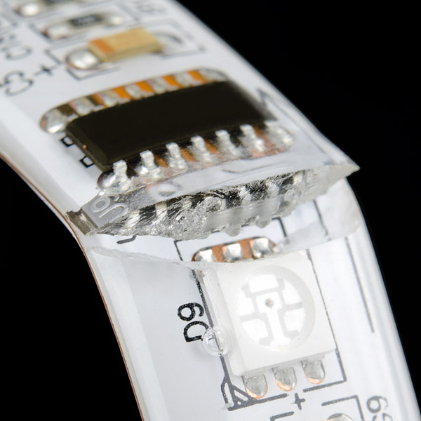 RGB LED Strip - 32 LED/m Addressable - Ding and Dent