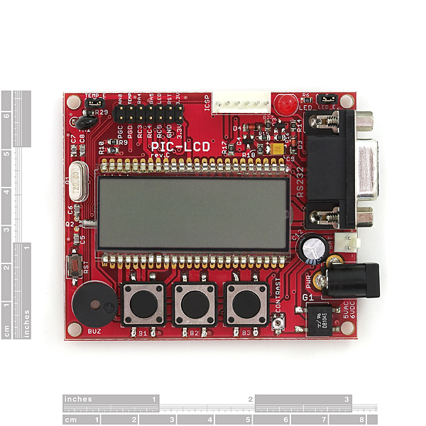 LCD Development Board for PIC18F8490