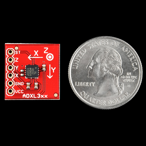 Dual Axis Accelerometer Breakout Board - ADXL320 +/-5g