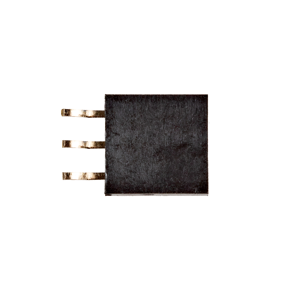 Header - 3-pin Female (SMD, 0.1in., Right Angle)