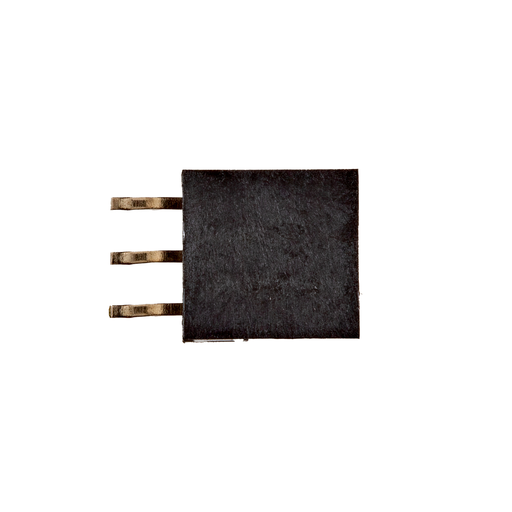 Header - 3-pin Female (SMD, 0.1in., Right Angle)