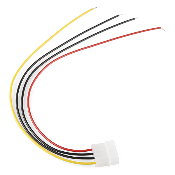 4 pin molex connector pigtail