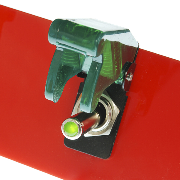 Toggle Switch and Cover - Illuminated (Green)