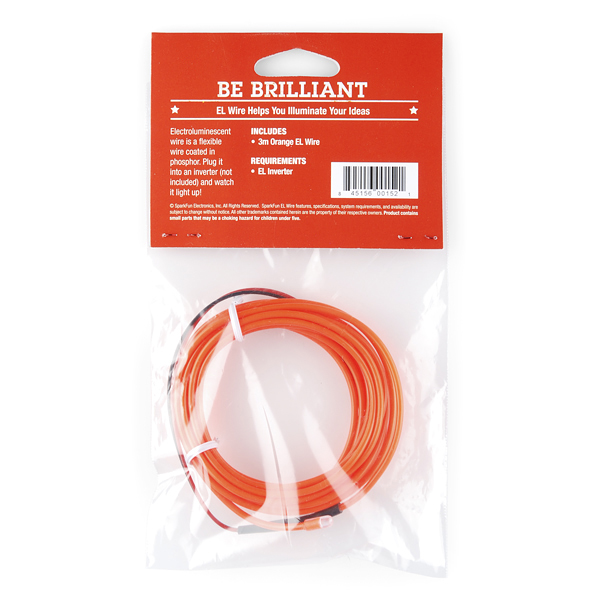 EL Wire - Orange Retail