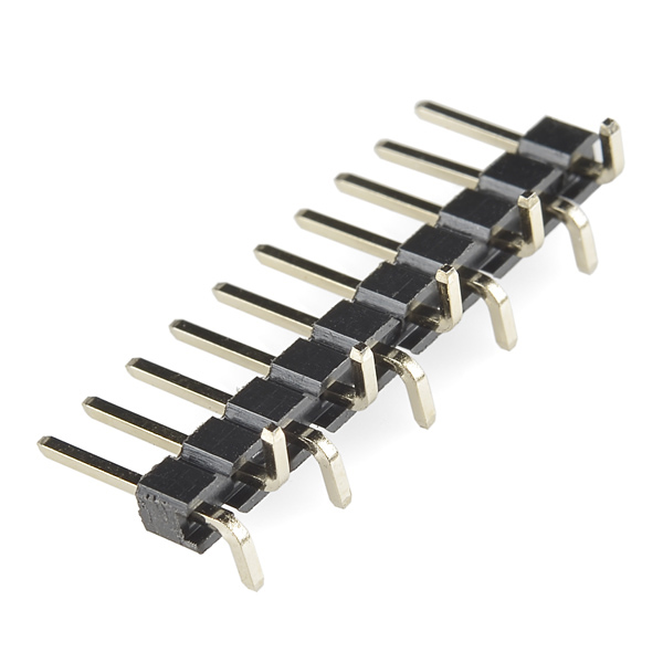 Header - 10-pin Male (SMD, 0.1")