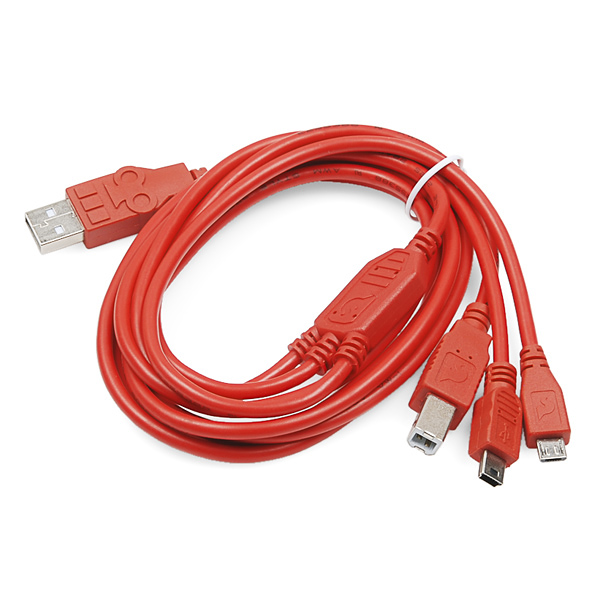 SparkFun Cerberus USB Cable - 6ft (Sale)