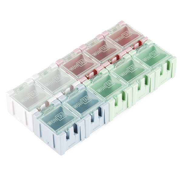 Modular Plastic Storage Box - Small (10 pack) - TOL-11527 - SparkFun  Electronics
