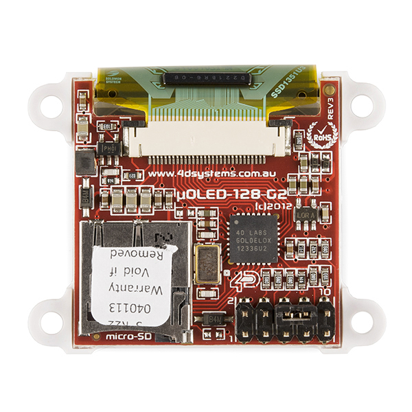 Serial Miniature OLED Module - 1.5" (μOLED-128-G2-GFX)
