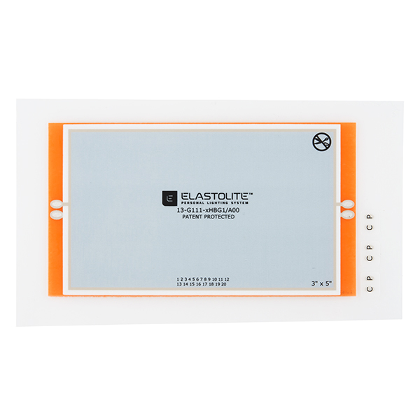 ELastoLite Panel - 5x3 inches - Orange