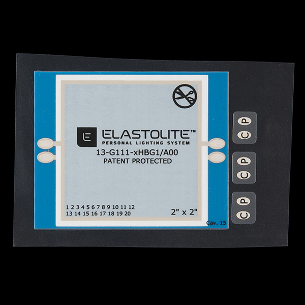 ELastoLite Panel - 2x2 inches - Blue