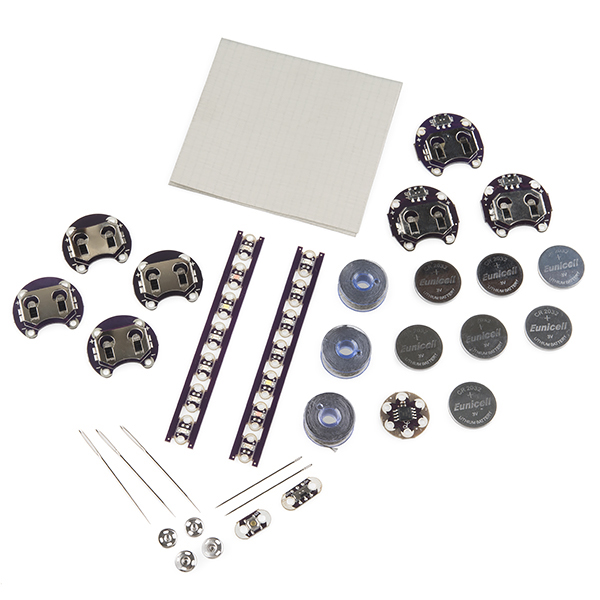 LilyPad Design Kit - KIT-12073 - SparkFun Electronics