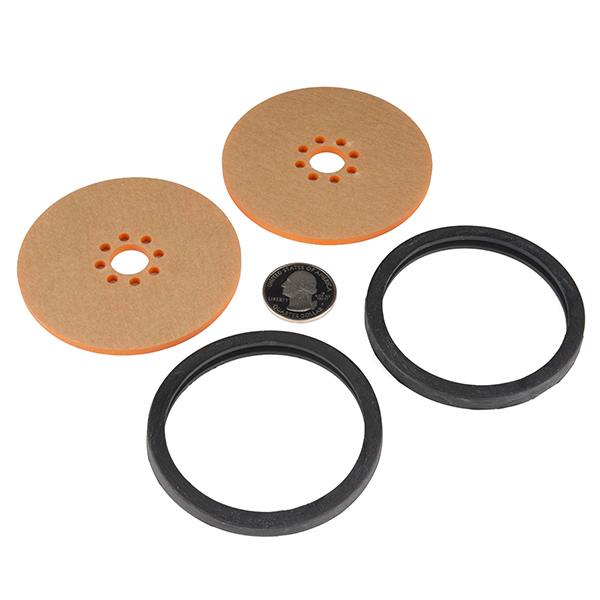 Precision Disc Wheel - 3" (Orange, 2 Pack)