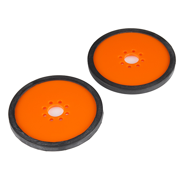 Precision Disc Wheel - 3" (Orange, 2 Pack)