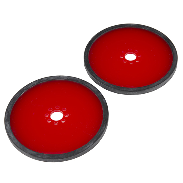 Precision Disc Wheel - 4" (Red, 2 Pack)