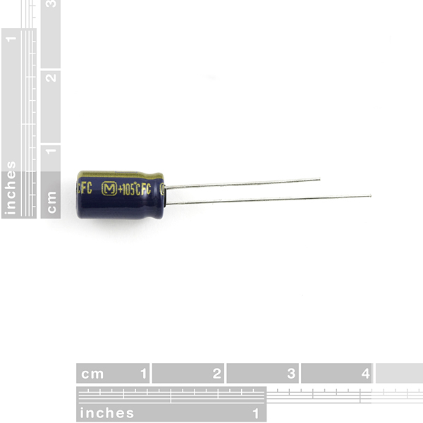 Electrolytic Decoupling Capacitors - 100uF/25V