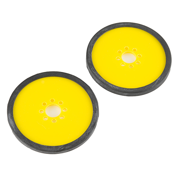 Precision Disc Wheel - 3" (Yellow, 2 Pack)