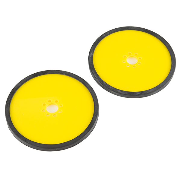 Precision Disc Wheel - 4" (Yellow, 2 Pack)