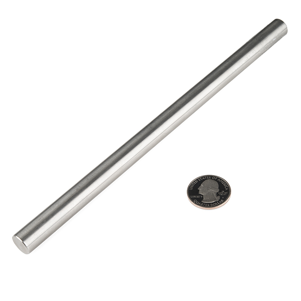 Shaft - Solid (Stainless; 1/2"D x 9"L)