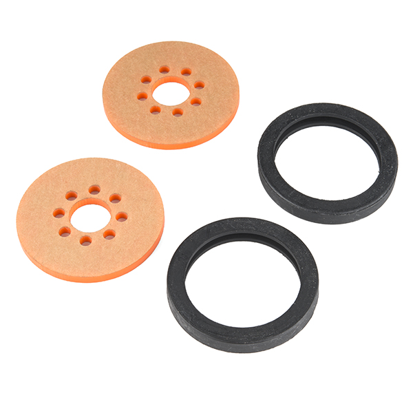 Precision Disc Wheel - 2" (Orange, 2 Pack)