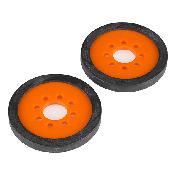 Precision Disc Wheel - 2" (Orange, 2 Pack)