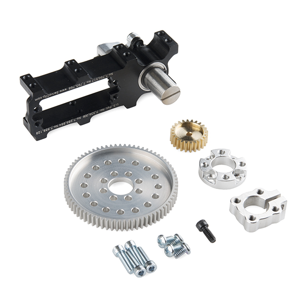 Channel Mount Gearbox Kit - Standard Rotation (2:1 Ratio)