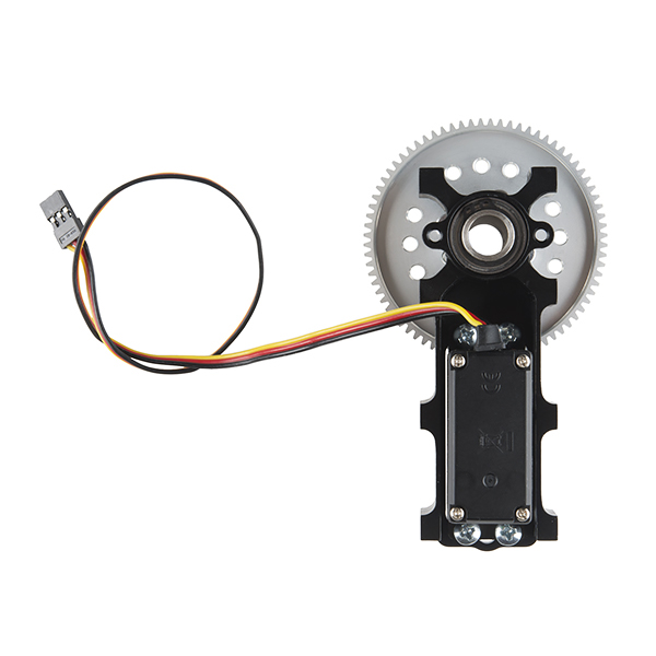 Channel Mount Gearbox Kit - Continuous Rotation (3.8:1 Ratio)