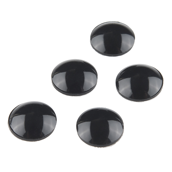 Silicone Bumpers - Small, Black (8x2mm, 5 pack)