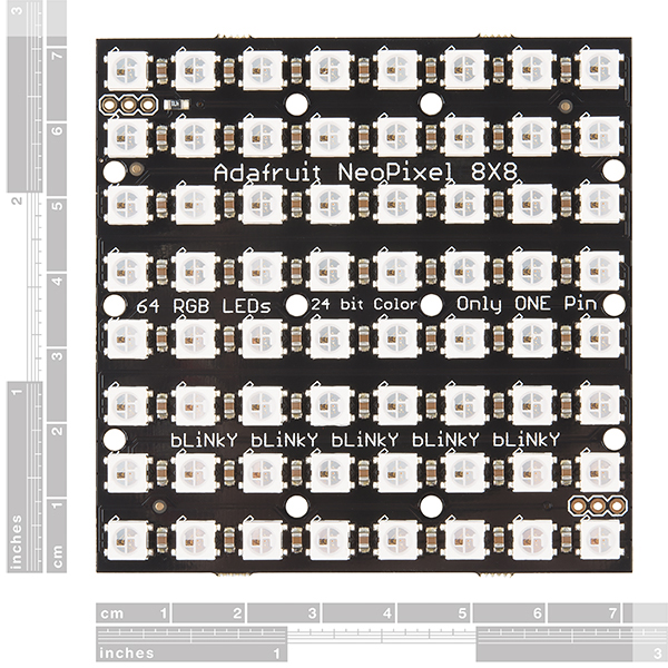 NeoPixel NeoMatrix 8x8 - 64 RGB LED 