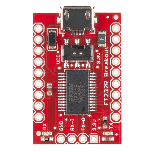 SparkFun USB to Serial Breakout - FT232RL - BOB-12731 - SparkFun ...