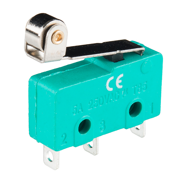 Mini Microswitch - SPDT (Roller Lever)