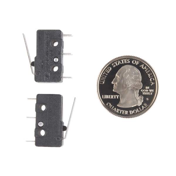 Mini Microswitch - SPDT (Lever, 2-pack)