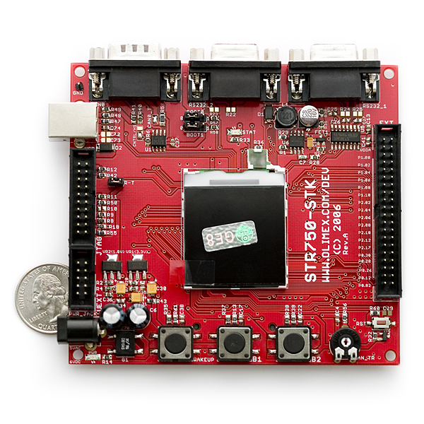 Spiffy image of Dev Board STR750 ARM