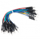 Jumper Wires Premium 4" M/M - 20 AWG (30 Pack)