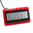 SparkFun 20x4 SerLCD - Black on RGB 3.3V