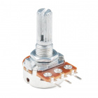 Rotary Potentiometer - 100k Ohm, Logarithmic (Panel Mount) 