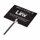 2.4 GHz FPC Antenna, 25x20mm, Horizontal 100mm Cable, UFL