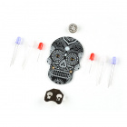 Day of the Geek - Soldering Badge Kit (Black with White Silk Screen)