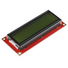 Serial Enabled 16x2 LCD - Black on Green 3.3V