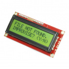 SparkFun Serial Enabled 16x2 LCD - Black on Green 3.3V