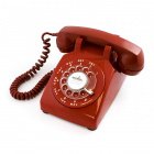 Bluetooth Portable Rotary Phone - Red
