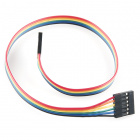 Jumper Wire - 0.1", 6-pin, 12"