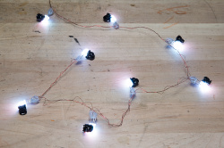 Assembled string lights