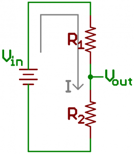 Voltage divider with just a single current loop