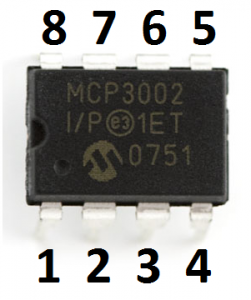 លេខកូដ PIN MCP3002