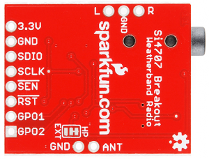 Bottom view of Si4707