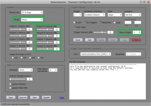 example settings