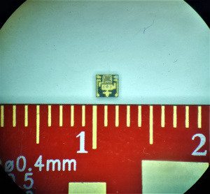 APA102 LED under microscope
