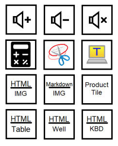 Example stickers