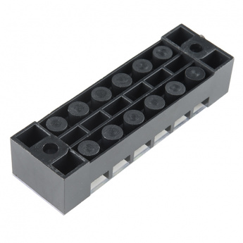 Terminal Block - 6 Position (15A, 600V) - PRT-13061 - SparkFun Electronics